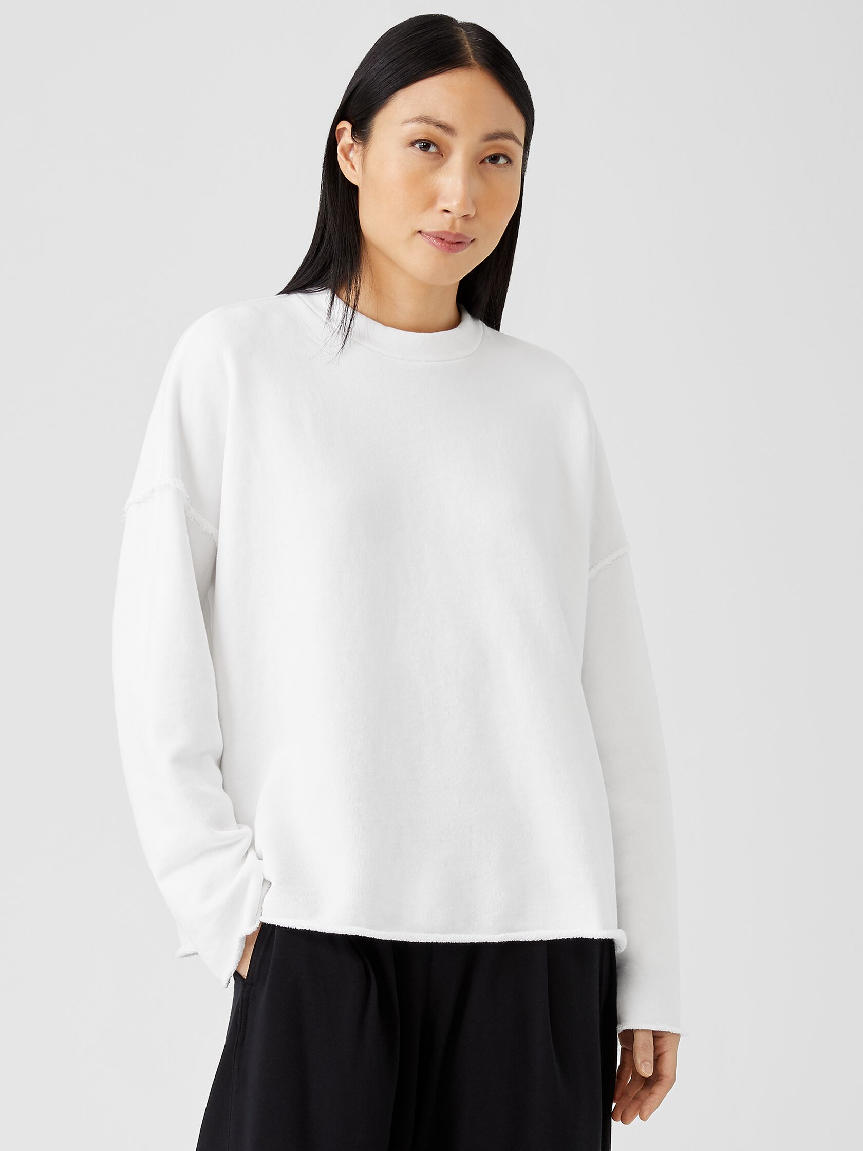 Organic Cotton French Terry Box-Top