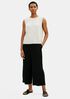 Organic Linen Cotton Crew Neck Shell