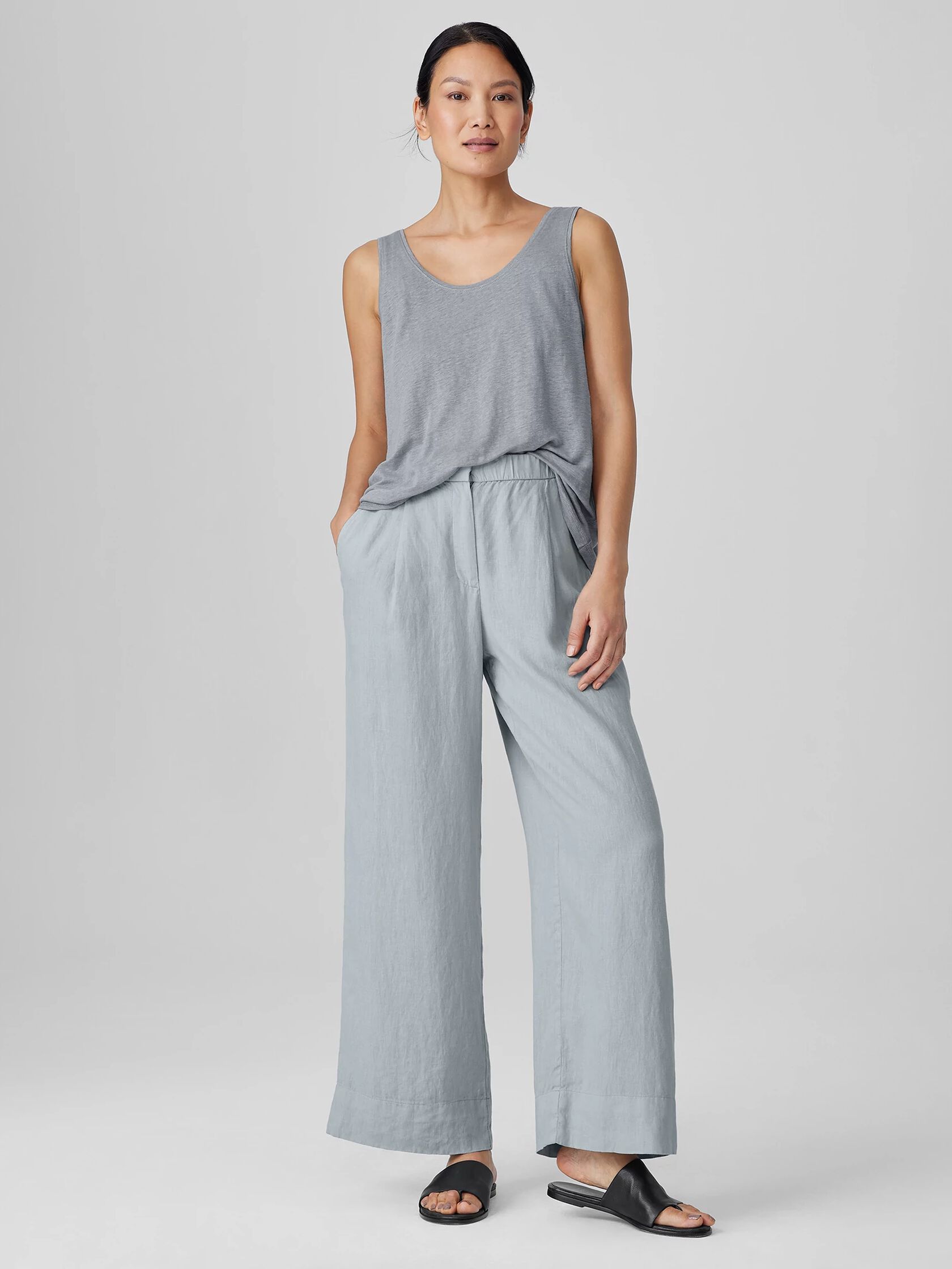 Organic Linen Jersey Tank