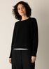 Italian Merino Crew Neck Top in Regenerative Wool
