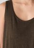 Organic Linen Jersey Scoop Neck Tank