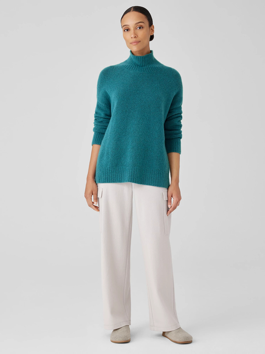 Cashmere Silk Bliss Turtleneck Box-Top