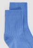 Rib Short Crew Sock