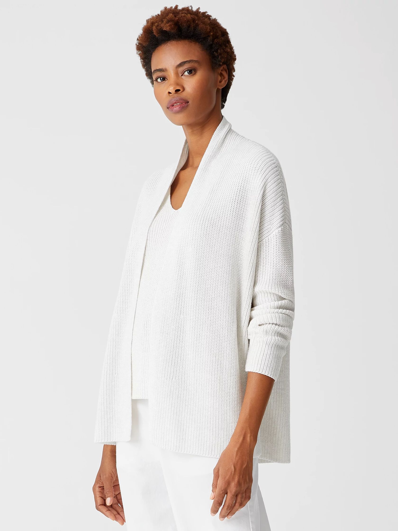 Peruvian Organic Cotton Blend Cardigan