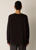 Organic Cotton Fluff Crew Neck Long Top