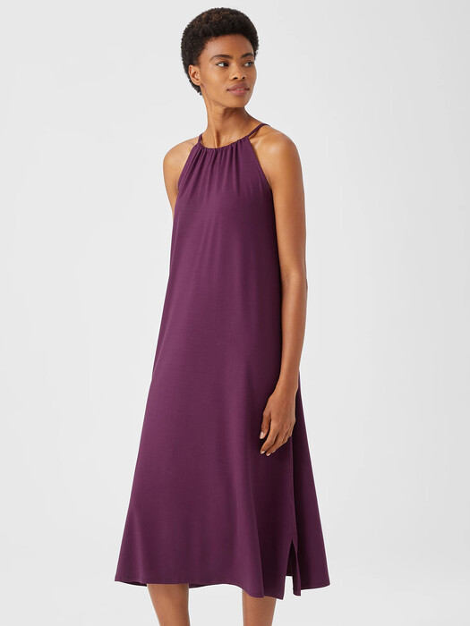 Fine Jersey Halter Dress | EILEEN FISHER Fine Jersey Halter Dress | EILEEN FISHER