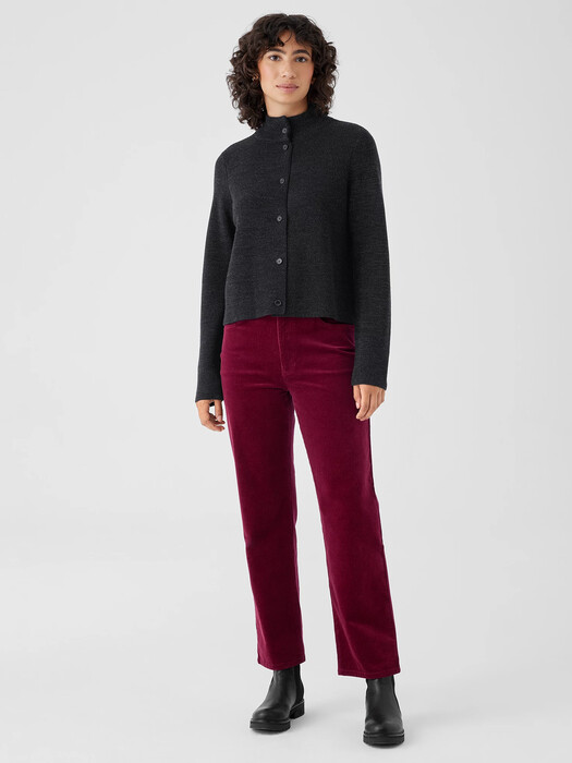 Twisted Merino Cardigan in Regenerative Wool