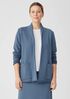 Organic Cotton French Terry Shawl Collar Jacket