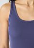 Organic Cotton Stretch Rib Scoop Neck Tank