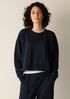 Garment-Dyed Organic Cotton Terry Cropped Box-Top
