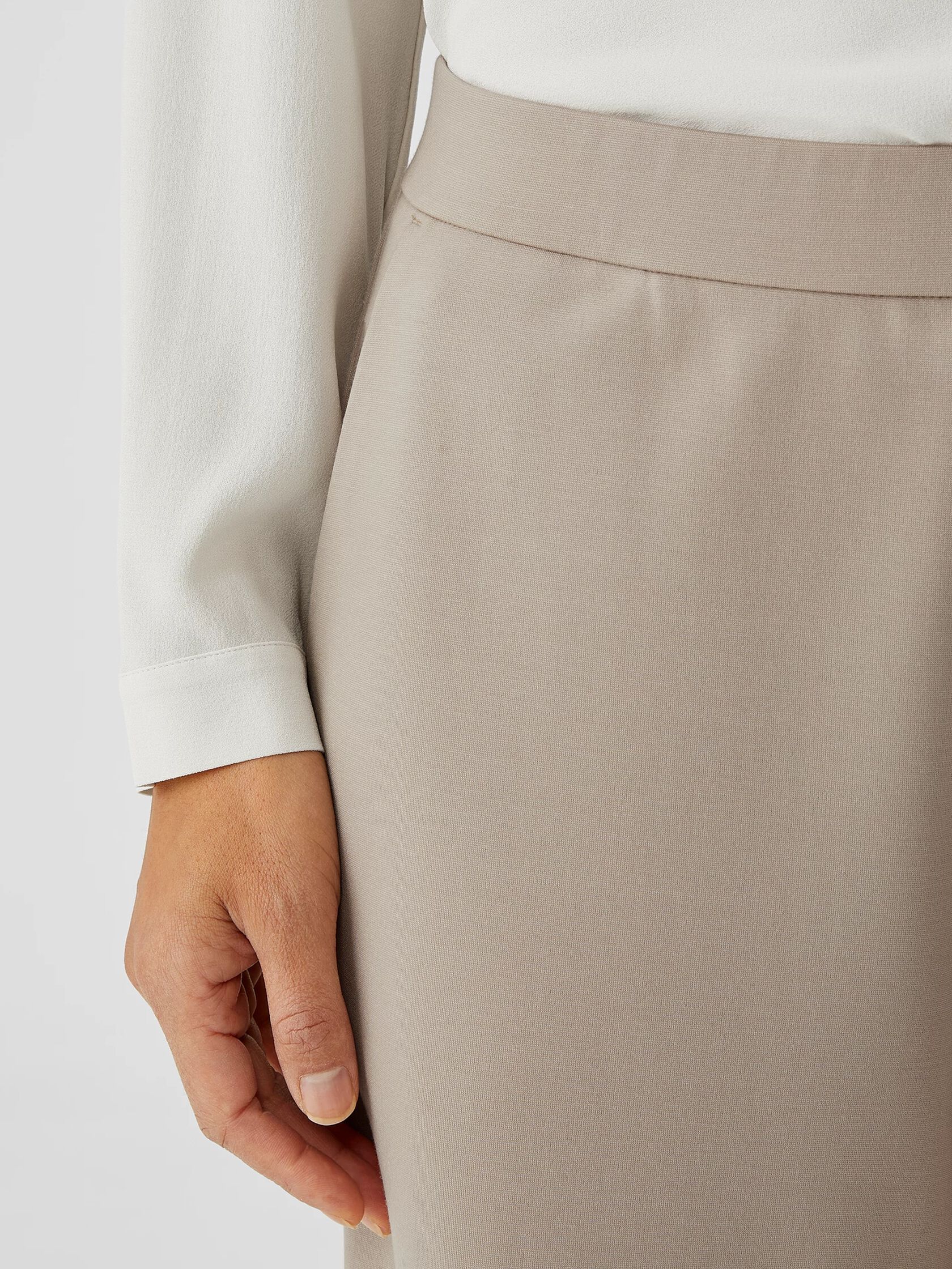 Washable Flex Ponte Wide-Leg Pant
