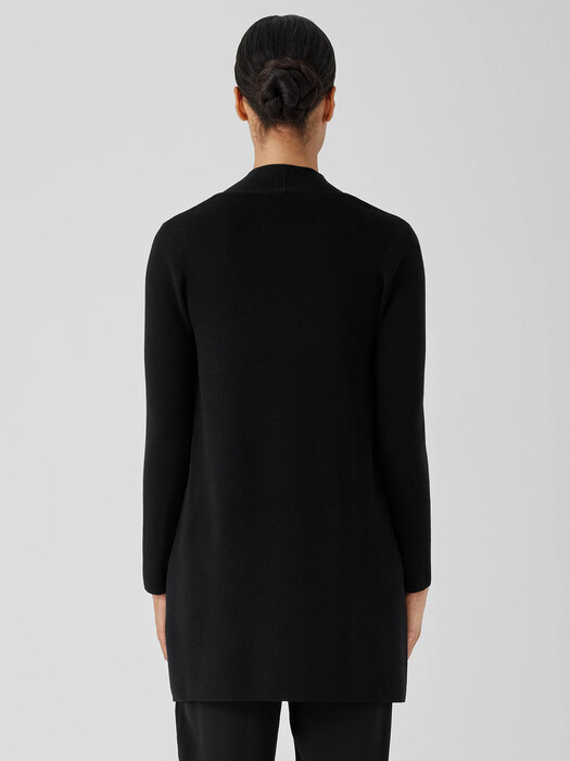 Fine Merino Cardigan in Regenerative Wool