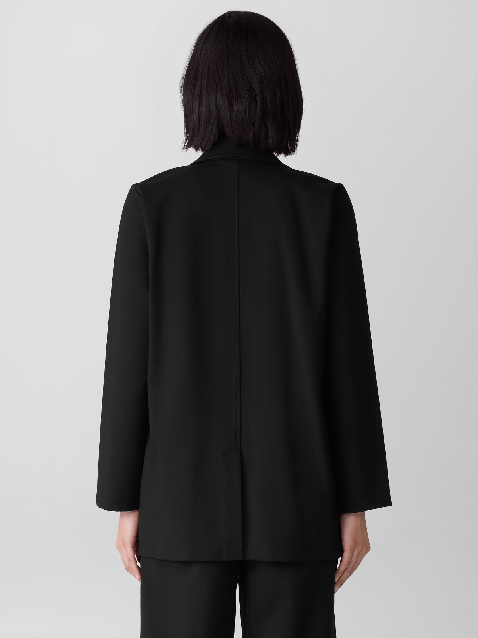 Washable Flex Ponte Long Blazer