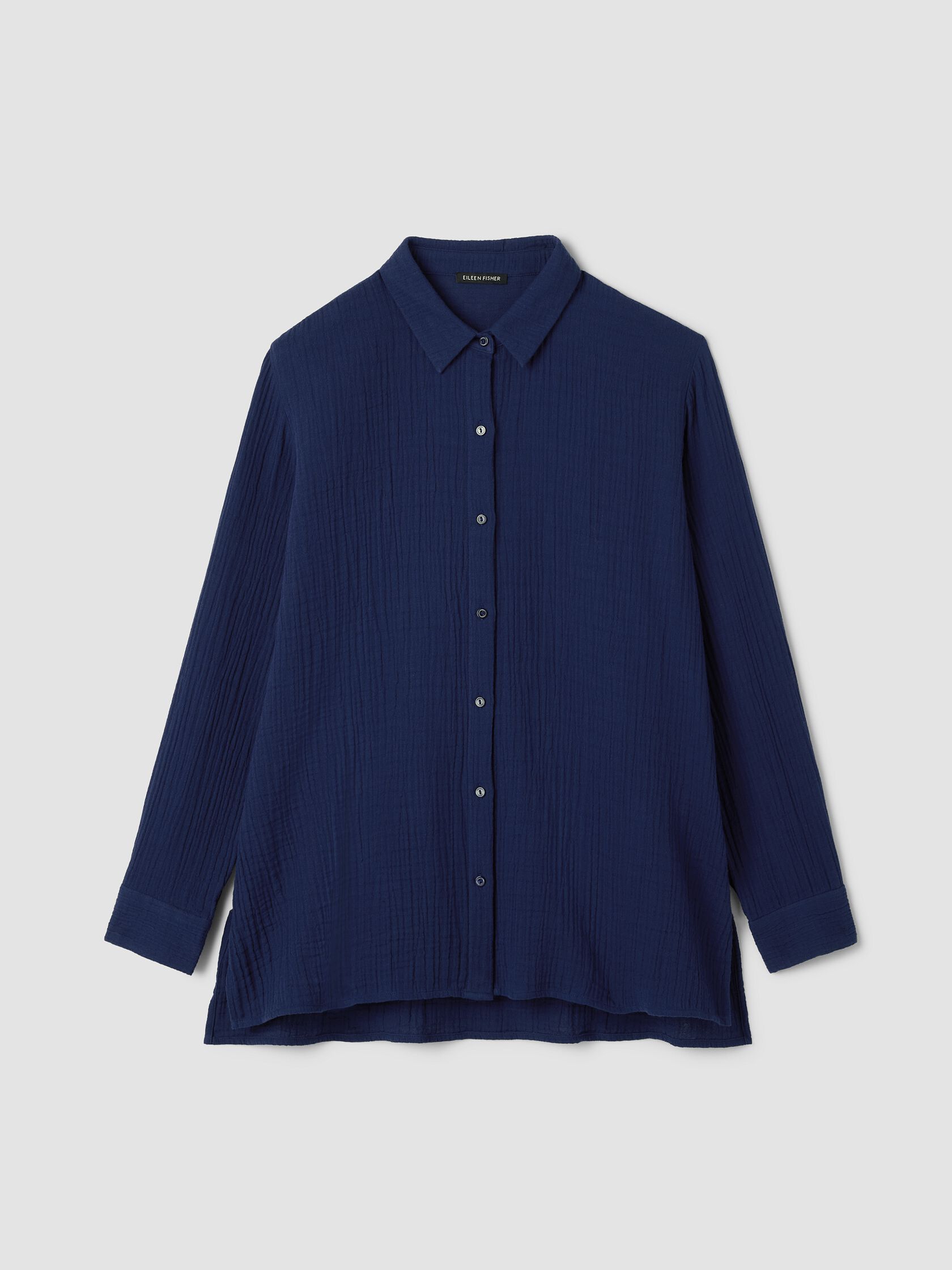 Organic Cotton Lofty Gauze Classic Collar Shirt