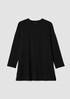 Cozy Brushed Terry Hug Crew Neck Long Top