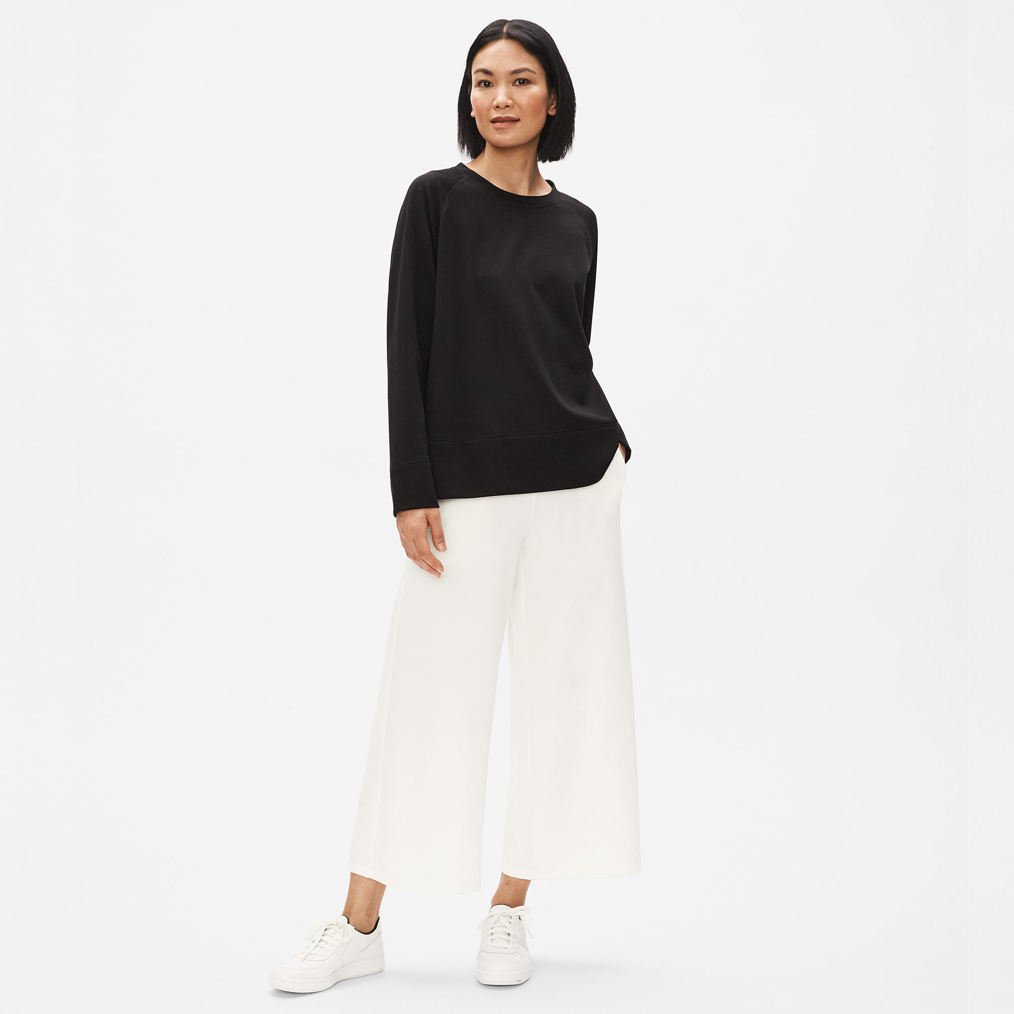 Flex Tencel Ponte Wide-Leg Pant 