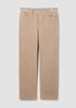 Organic Cotton Stretch Corduroy Straight Pant
