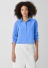 Washed Organic Cotton Poplin Classic Collar Short Shirt