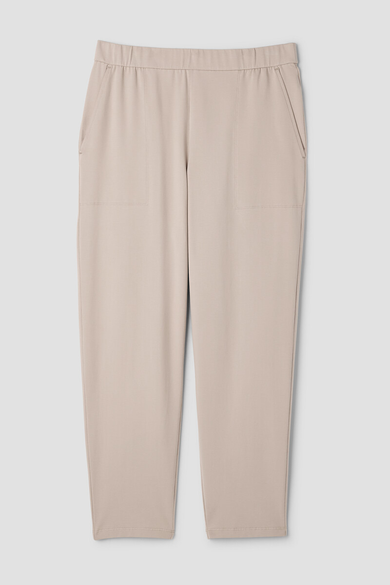 Pima Cotton Stretch Jersey Tapered Pant Pima Cotton Stretch Jersey Tapered Pant