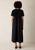 Organic Cotton Poplin Round Neck Dress