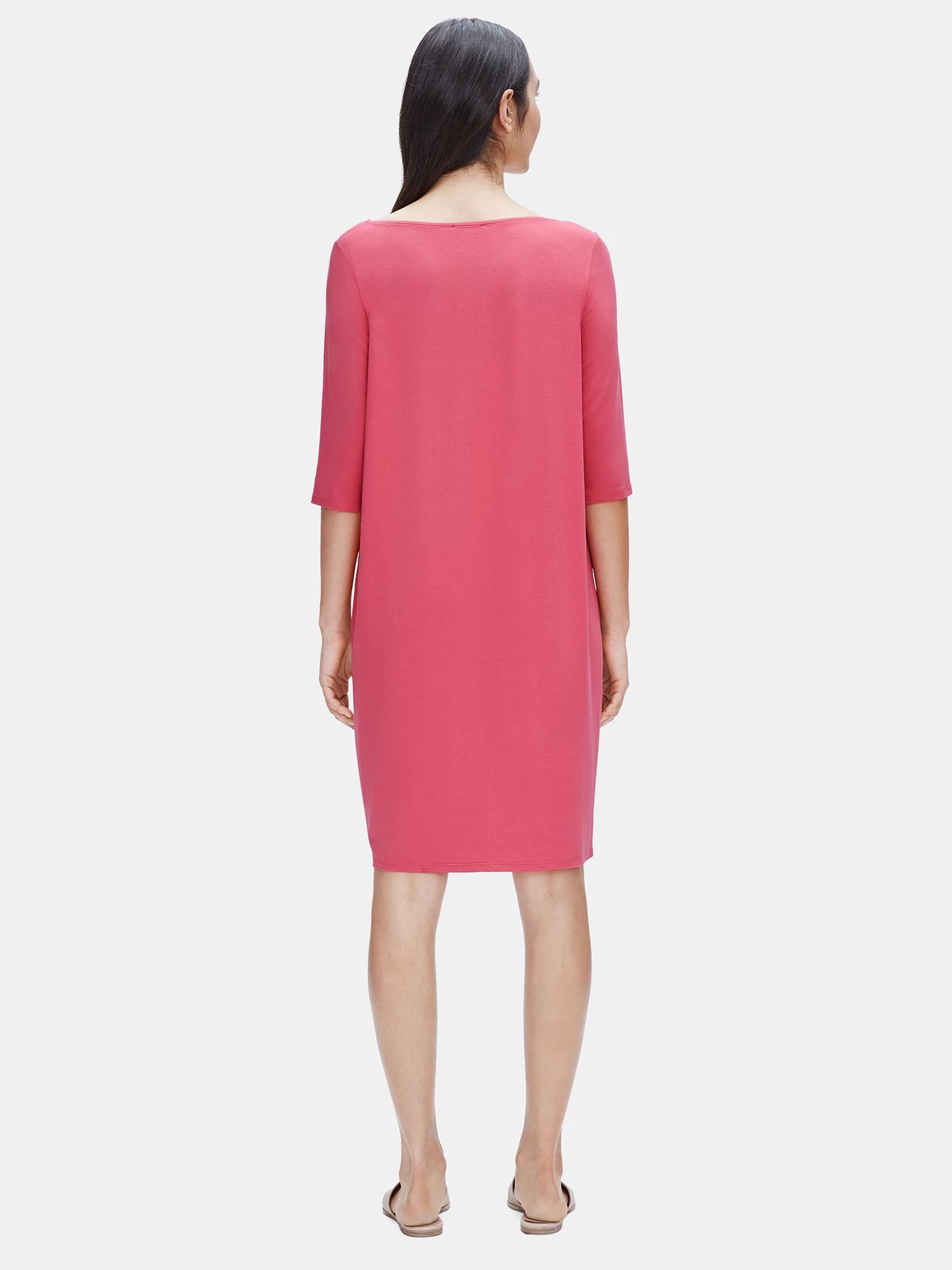 Viscose Jersey V-Neck Dress