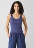 Organic Cotton Stretch Rib Scoop Neck Tank