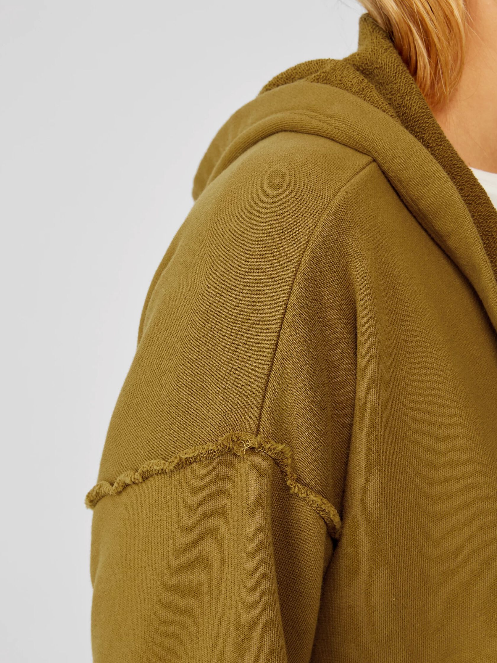 Organic Cotton French Terry Hooded Jacket