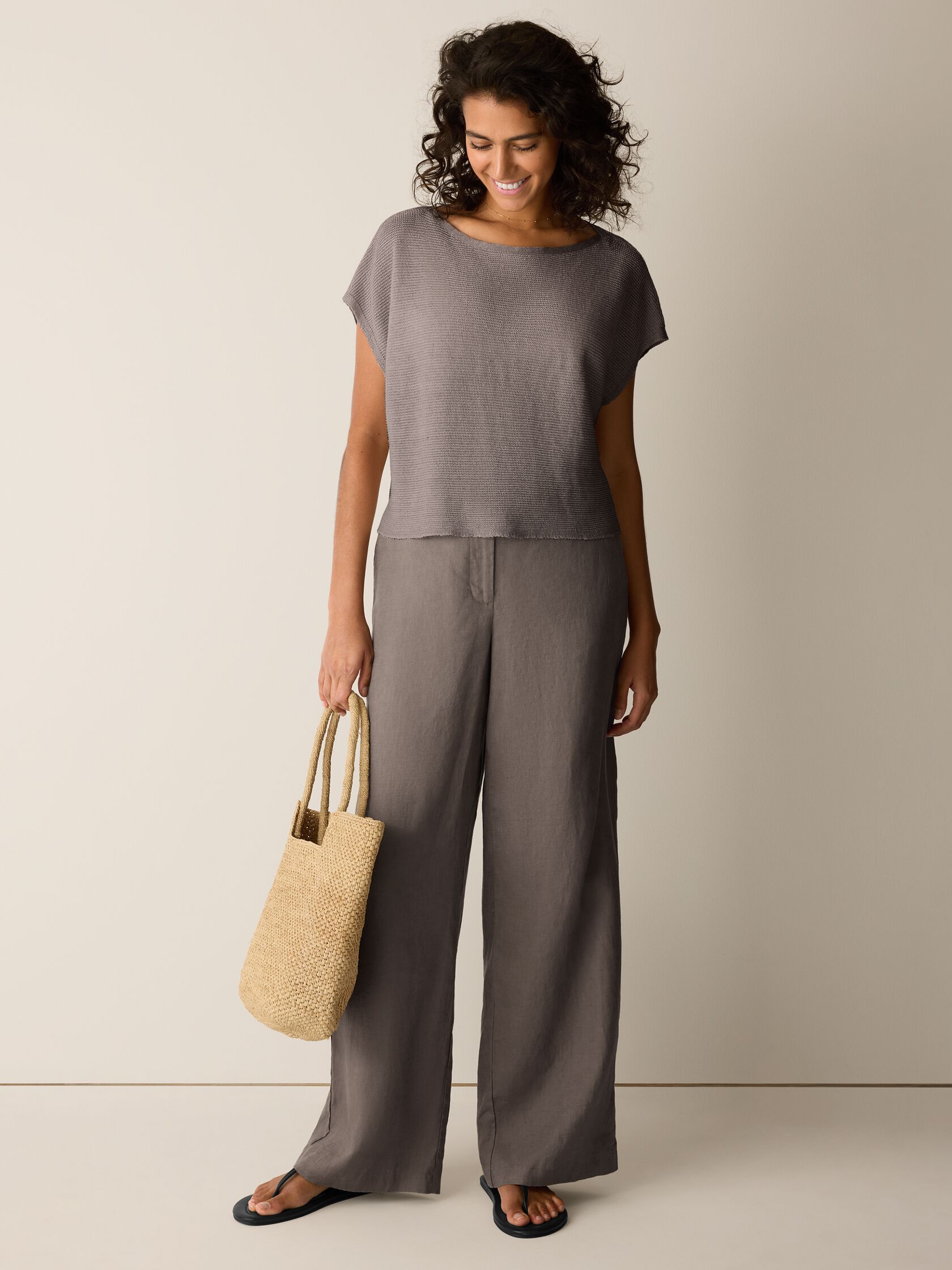 Organic Linen Full-Length Trouser
