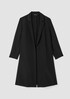 Silk Double Crepe Long Blazer