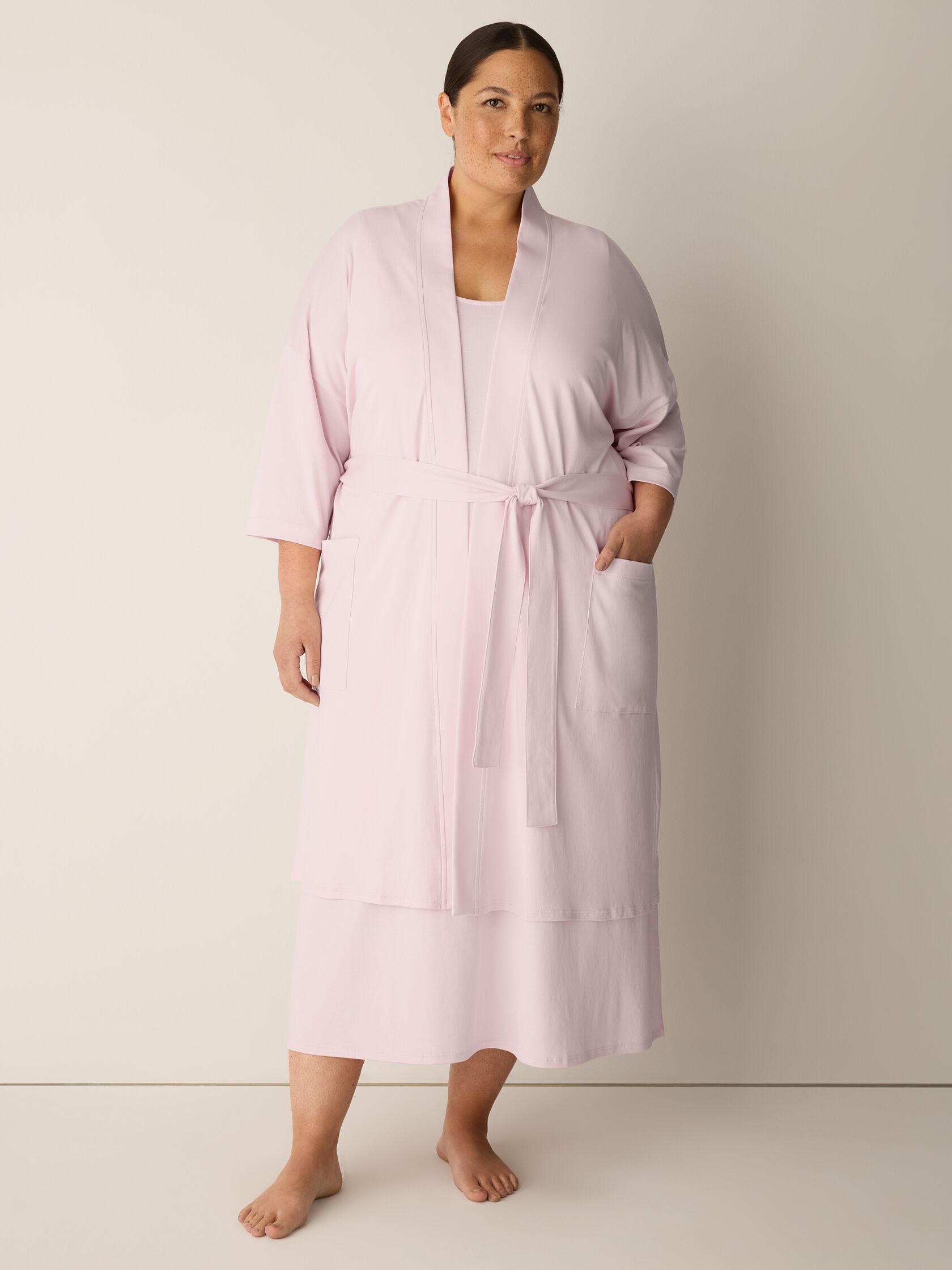 Organic Cotton Interlock Sleep Robe