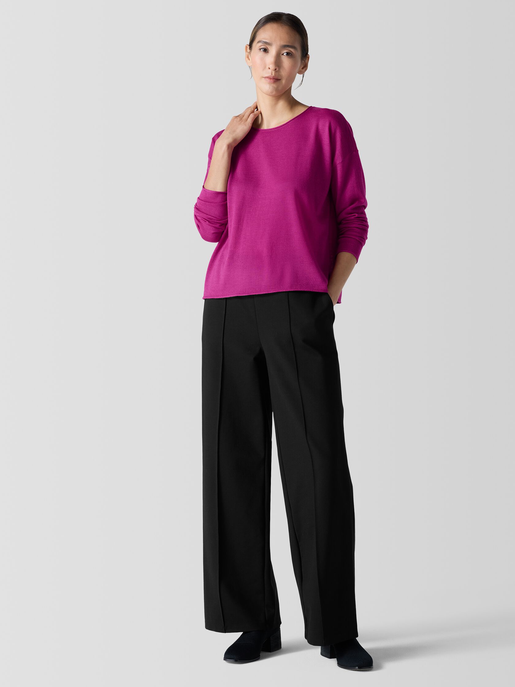 Fine Merino Box-Top in Regenerative Wool
