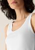 Organic Cotton Stretch Rib Scoop Neck Tank