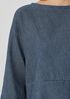 Airy Organic Cotton Twill Bateau Neck Top