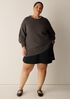 Washable Flex Ponte Flared Mini Skirt