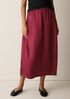 Lightweight Satin Shimmer Lantern Skirt