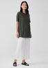 Organic Linen Jersey Long Tee