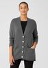 Peruvian Organic Cotton Blend V-Neck Cardigan