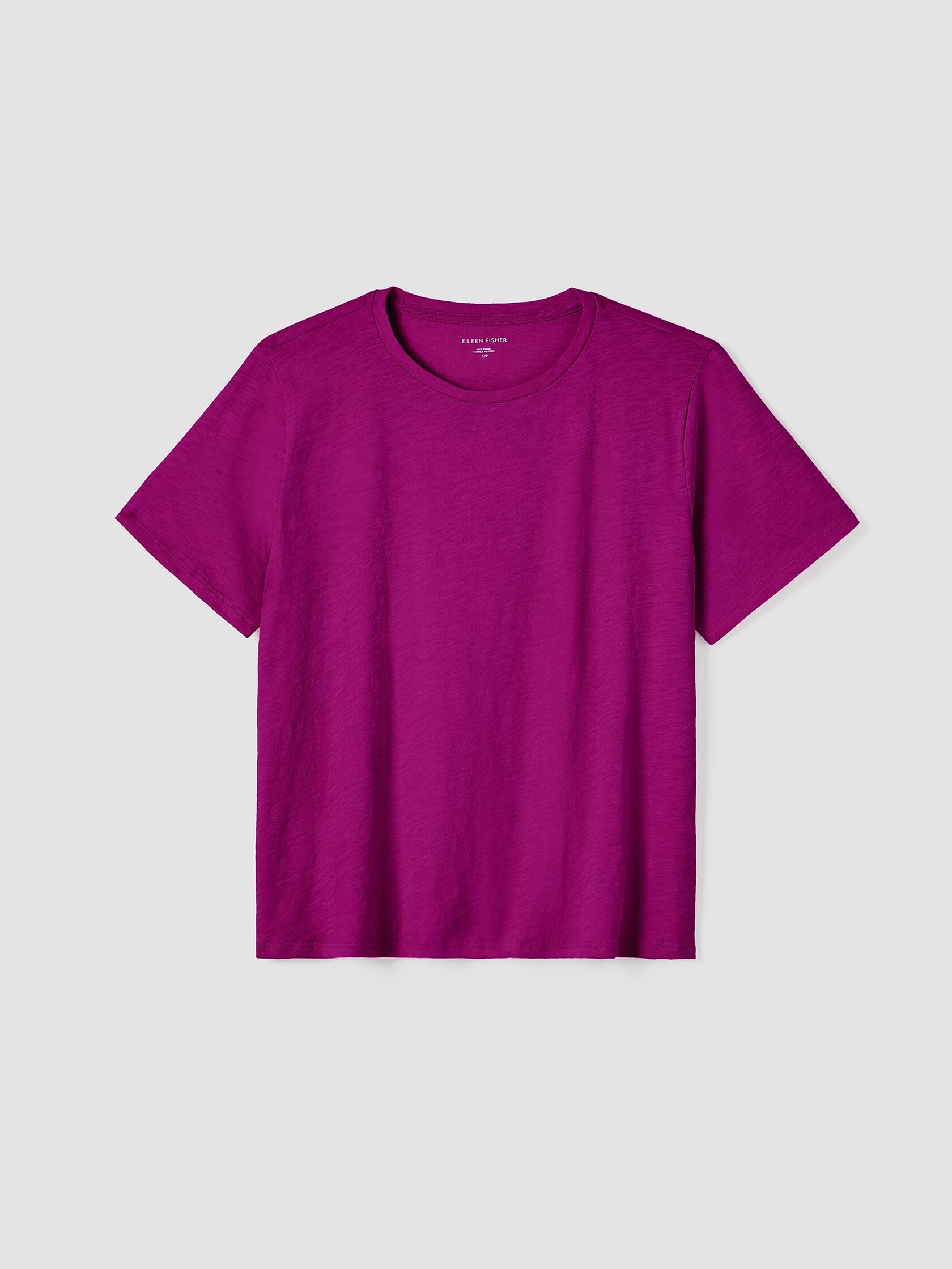 Organic Cotton Slubby Jersey Tee