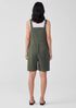 Cotton Hemp Stretch Short Overalls