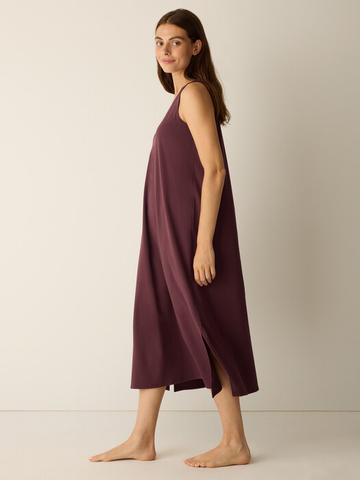 Organic Cotton Interlock Scoop Neck Sleep Dress