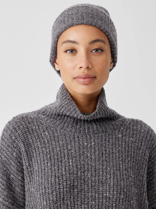 Recycled Cashmere Tweed Hat