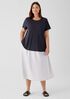 Organic Linen Jersey Crew Neck Tee