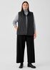 Eggshell Recycled Nylon Reversible Vest