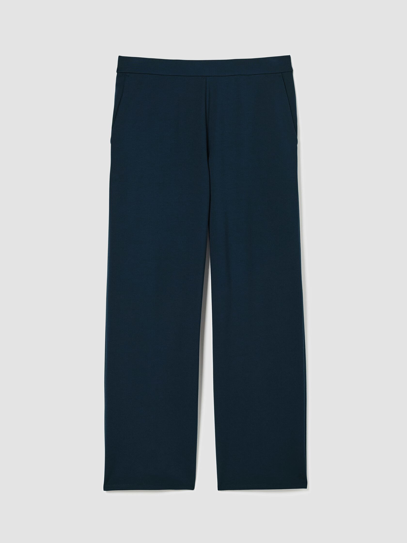 Washable Flex Ponte Wide-Leg Pant