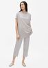 Stretch Silk Jersey Funnel Neck Tunic