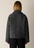 Marled Wool Tweed Classic Collar Jacket