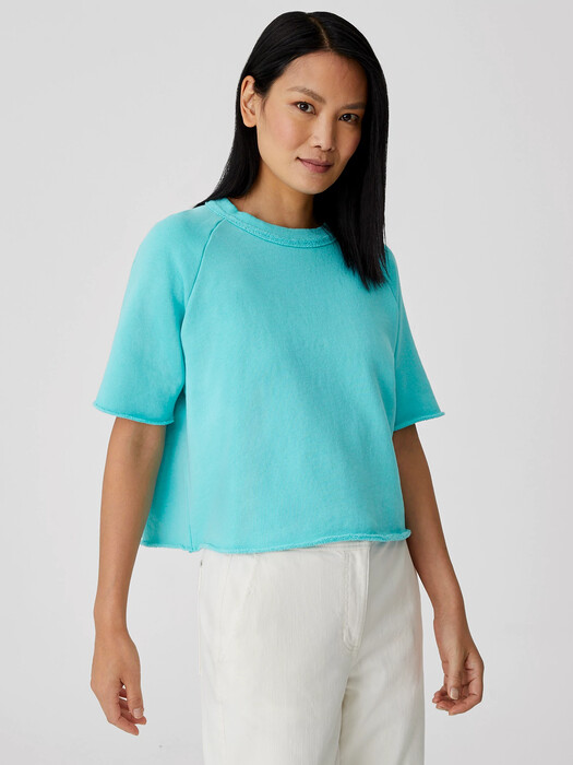 Organic Cotton French Terry Box-Top