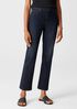 Organic Cotton Stretch Straight Ankle Jean