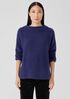 Cashmere Silk Bliss Funnel Neck Top