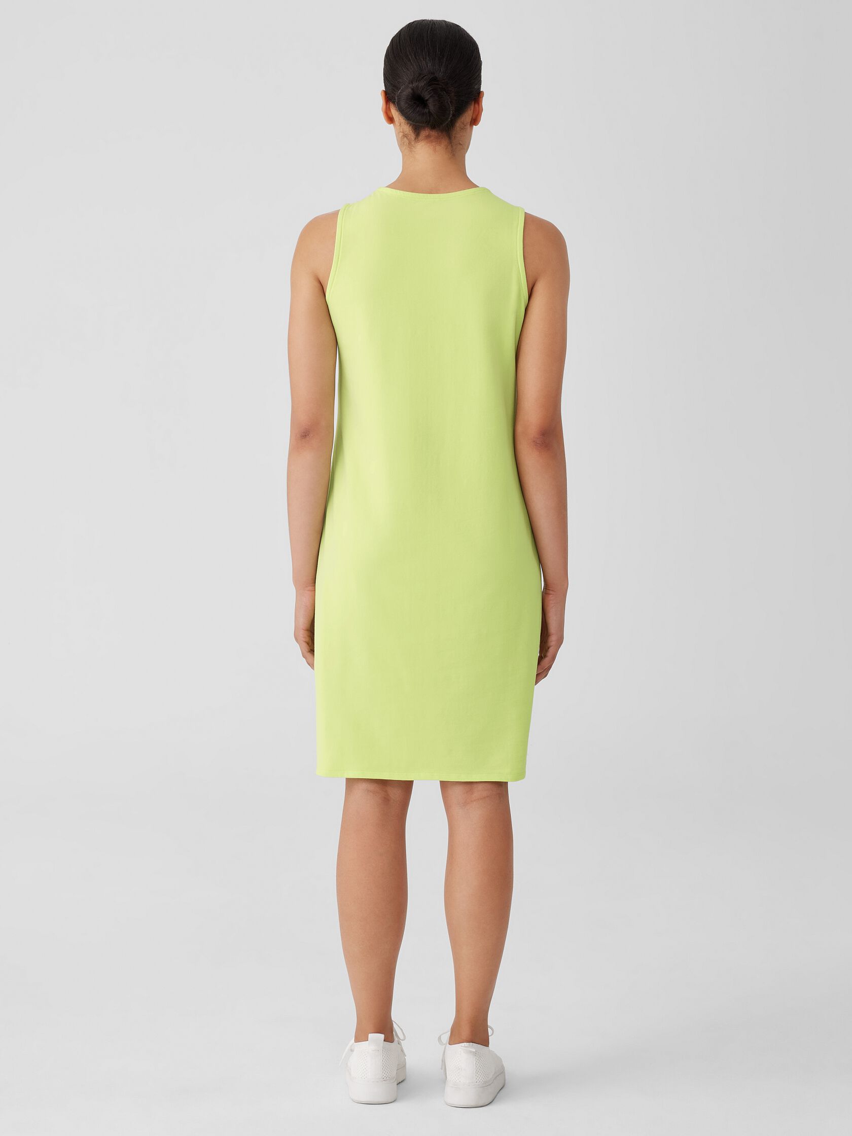 Pima Cotton Stretch Jersey Tank Dress